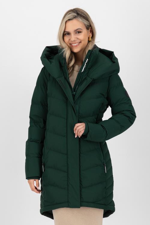 Rückansicht von ALIFE AND KICKIN AngelaAK A Winterjacke Damen dark forest