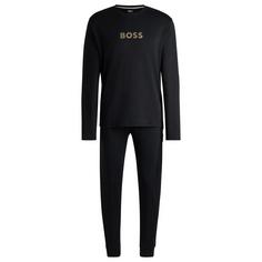 Boss Pyjama Pyjama Herren Schwarz