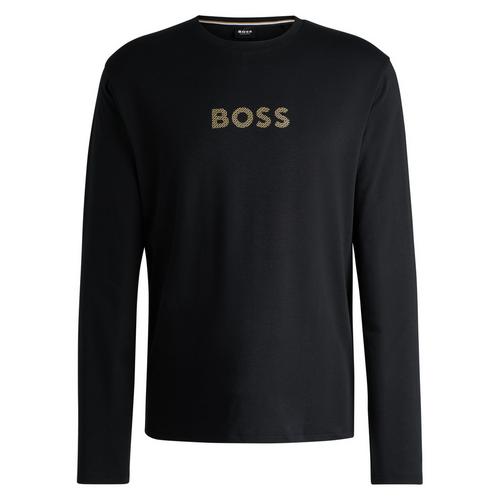 Rückansicht von Boss Pyjama Pyjama Herren Schwarz