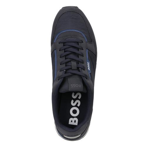 Rückansicht von Boss Sneaker Sneaker Herren Blau