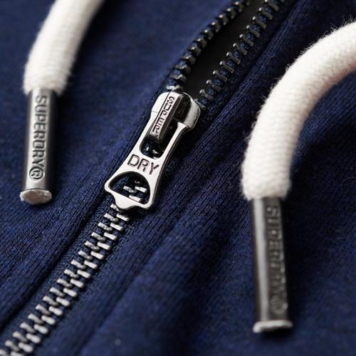 Rückansicht von Superdry Sweatjacke Sweatjacke Herren Blau