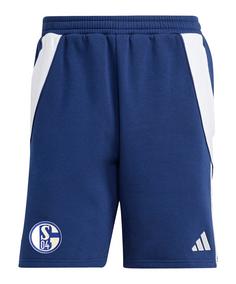 adidas FC Schalke 04 Short Dunkel Fußballshorts blau