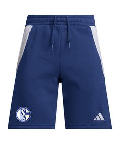 adidas FC Schalke 04 Short Kids Dunkel Fußballshorts Kinder blau