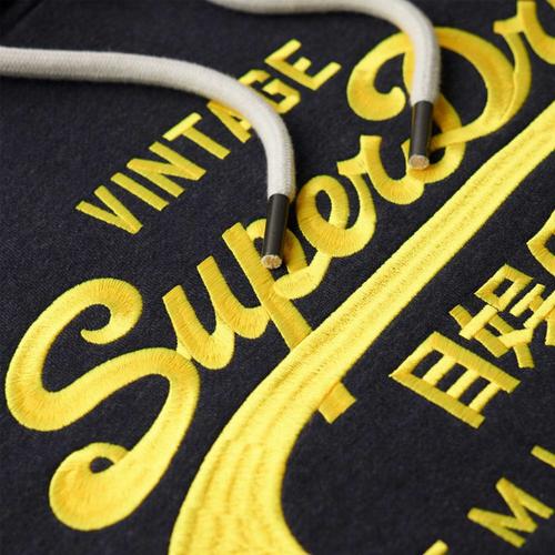 Rückansicht von Superdry Sweatshirt Sweatshirt Herren Dunkelblau