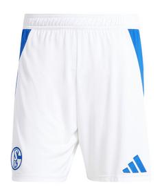 adidas FC Schalke 04 Short Home 2024/2025 Fußballshorts weiss