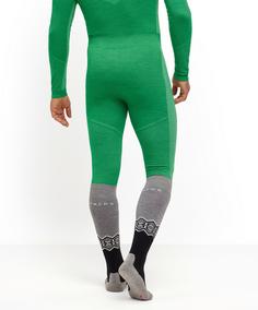 Rückansicht von Falke Wool-Tech Funktionsunterhose Herren grassgreen (7014)