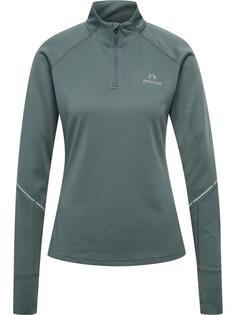 Newline nwlPOWER HALF ZIP MIDLAYER W Funktionssweatshirt Damen BALSAM GREEN