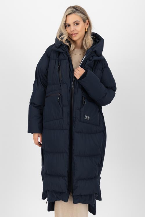 Rückansicht von ALIFE AND KICKIN RihannaAK A Winterjacke Damen marine