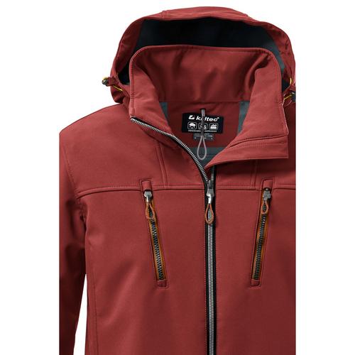 Rückansicht von KILLTEC KOW163 Softshelljacke Herren Rot453