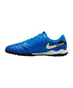 Rückansicht von Nike Tiempo Legend X Academy TF Mad Ambition Fußballschuhe blauweiss