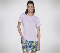 Skechers GODRI SWIFT TEE T-Shirt Damen Pastelllila / Weiß