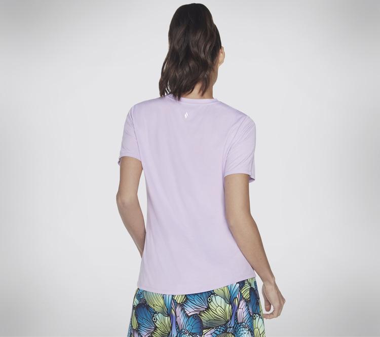 Skechers Skechers GODRI SWIFT TEE T-Shirt Damen - Pastelllila / Wei&szlig; - 0 | SportScheck