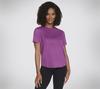 Skechers GODRI SWIFT TEE T-Shirt Damen - Violett / Stockrose