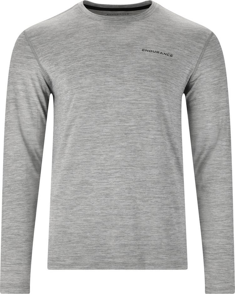 Endurance Endurance Abdon Langarmshirt Herren - 1005 Light Grey Melange - 0 | SportScheck