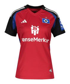 adidas Hamburger SV Trikot Home 2024/2025 Damen Fußballtrikot Damen rot