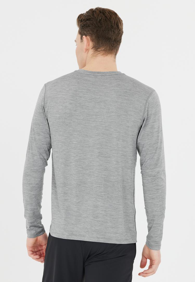 Endurance Endurance Abdon Langarmshirt Herren - 1005 Light Grey Melange - 3 | SportScheck