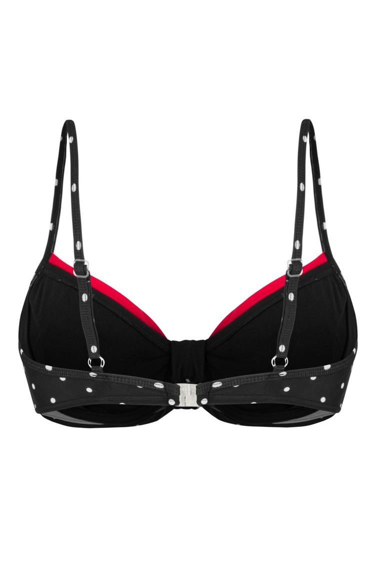 Lascana Lascana B&uuml;gel-Bikini-Top Bikini Oberteil Damen - schwarz-rot - 0 | SportScheck