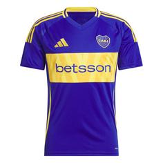 adidas Boca Juniors 24/25 Heimtrikot Fußballtrikot Herren Semi Lucid Blue / Bold Gold