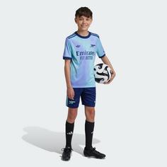 Rückansicht von adidas Arsenal 24/25 Kids Ausweichshorts Funktionsshorts Kinder Night Sky