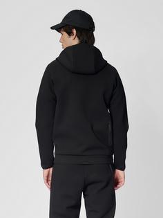 Rückansicht von hummel hmlTECH FLEECE REGULAR ZIP HOODIE Funktionssweatshirt BLACK