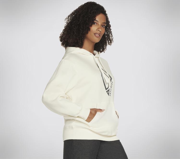 Skechers Skechers SKECH-SWEATS DIAMOND SHINE HOODIE Sweatshirt Damen - Wei&szlig; - 0 | SportScheck