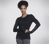 Skechers GODRI SWIFT LS CREW Longshirt Damen - Schwarz