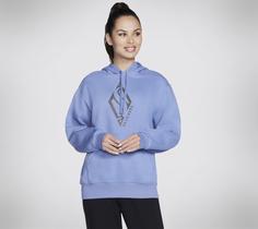 Skechers SKECH-SWEATS DIAMOND SHINE HOODIE Sweatshirt Damen Samtblau