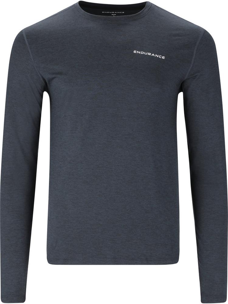 Endurance Endurance Abdon Langarmshirt Herren - 1111 Black Melange - 0 | SportScheck