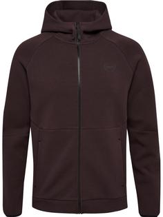 hummel hmlTECH FLEECE REGULAR ZIP HOODIE Funktionssweatshirt CHOCOLATE PLUM