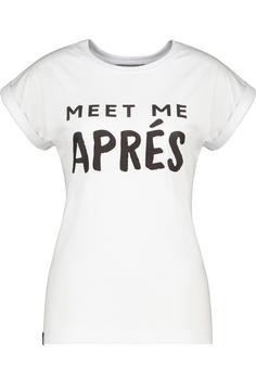 ALIFE AND KICKIN DineAK P T-Shirt Damen Meet Me Apres Brilliant White