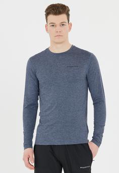 Rückansicht von Endurance Abdon Langarmshirt Herren 1173 Ombre Blue