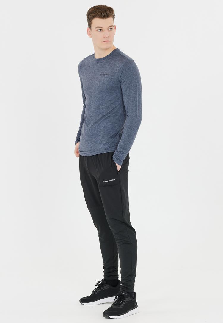 Endurance Endurance Abdon Langarmshirt Herren - 1173 Ombre Blue - 1 | SportScheck