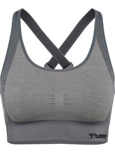 hummel hmlMT SHINE SEAMLESS SPORTS BRA Sport-BH Damen QUIET SHADE/SHARKSKIN MELANGE