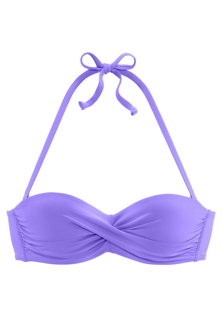 S.OLIVER S.OLIVER Bandeau-Bikini-Top Bikini Oberteil Damen - lila - 2 | SportScheck