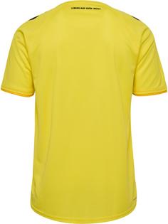 Rückansicht von hummel WER 24/25 GK JERSEY S/S Fanshirt BLAZING YELLOW