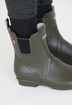 Rückansicht von Mols Suburbs Gummistiefel Damen 3038 Olive Night