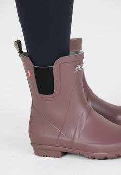 Rückansicht von Mols Suburbs Gummistiefel Damen 4321 Rose Taupe