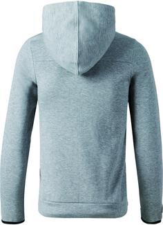 Rückansicht von Endurance Phillan Jr. Sweatjacke Kinder 1038 Mid Grey Melange