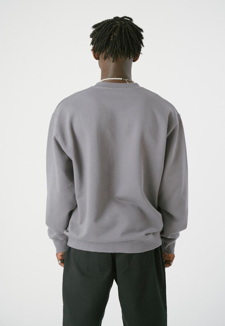 Cleptomanicx Cleptomanicx Ligull Boxy Sweatshirt Herren - Lava Smoke - 4 | SportScheck