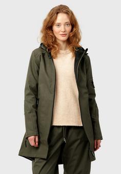 Rückansicht von Ilse Jacobsen RAIN07 Regenjacke Damen army