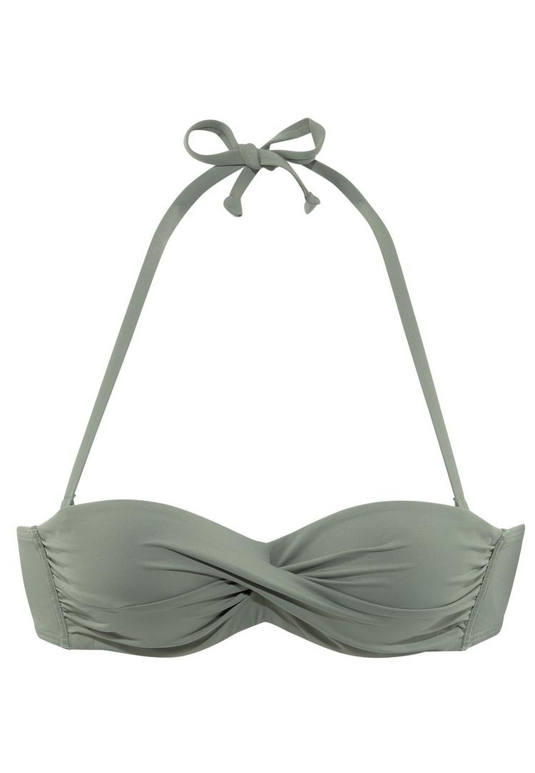 S.OLIVER S.OLIVER Bandeau-Bikini-Top Bikini Oberteil Damen - oliv - 3 | SportScheck