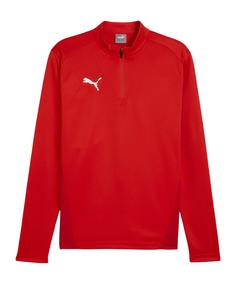 PUMA teamGOAL Training 1/4 Zip Sweatshirt Funktionssweatshirt Herren rotrot