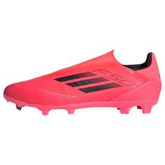 adidas F50 League Laceless FG/MG Fußballschuh Fußballschuhe Herren Turbo / Aurora Black / Platinum Metallic