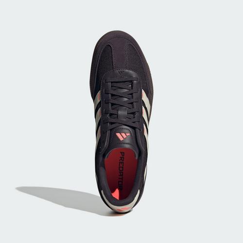 Rückansicht von adidas Predator Freestyle IN Fußballschuh Fußballschuhe Aurora Black / Alumina / Turbo