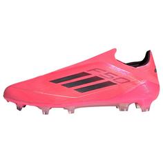 adidas F50 Elite Laceless FG Fußballschuh Fußballschuhe Turbo / Aurora Black / Platinum Metallic