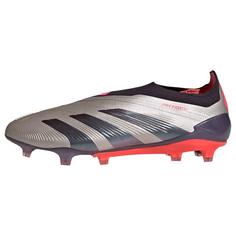 adidas Predator Elite Laceless FG Fußballschuh Fußballschuhe Platinum Metallic / Aurora Black / Carbon