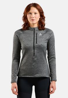 Rückansicht von Odlo Fleecepullover Damen dark grey melange(10734)