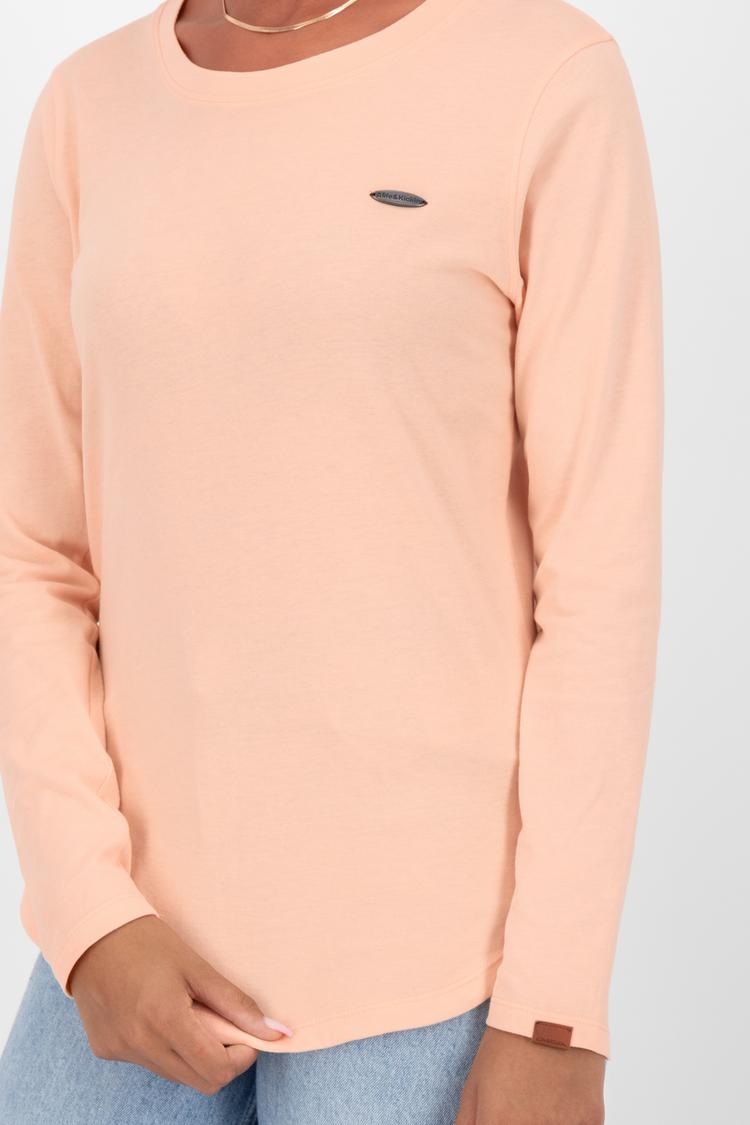 ALIFE AND KICKIN ALIFE AND KICKIN LeaAK A Langarmshirt Damen - mellow peach melange - 3 | SportScheck