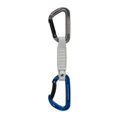 Mammut Workhorse Keylock 12 cm Quickdraw Expressen Straight Gate/Bent Gate Key Lock, grey-blue