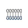 Mammut Workhorse Keylock 12 cm 6-Pack Expressen - Straight Gate/Bent Gate Key Lock, grey-blue